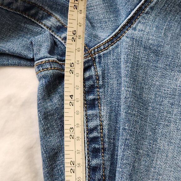 Seven7 High Rise Flare Jeans in Laguna Wash 18W Petite - Picture 14 of 15